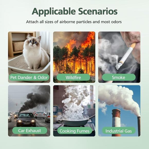 iSinLive Core 300 300S Filters 2-Pack for Levoit 300-P White HEPA Replacement - Picture 6 of 8